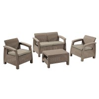    Keter Corfu Ii Set Cappuccino