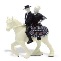   763219 Pareja A Caballo