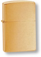 204b  Brush Brass Plain Zippo