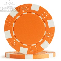 Фишки для покера Dice оранжевый