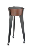  Icon Corten Con Gambe Legno Nero