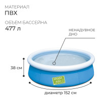   Fast Set, 152  38 ,  2 , 57241 Bestway
