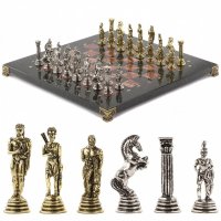  шахматы "греко-римская война" 32х32 см лемезит