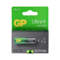   Gp Ultra Plus Alkaline, Aa, Lr6-4bl, 1.5, , 4 