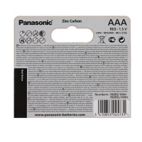   Panasonic Zinc Carbon, Aaa, R03-10bl, 1.5, , 10 .