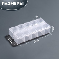   , 10 , 8,7 X 4,3 X 2 ,  