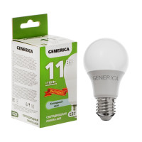   Generica A60, 11 , , 6500 , E27, 230 , , Ll-a60-11-230-65-e27-g