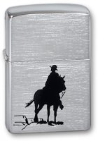  Zippo Bronco Cowboy Brushed Chrome