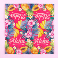   Aloha, 25 X 25 ,   20 .
