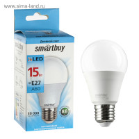  C Smartbuy, E27, A60, 15 , 4000 ,   