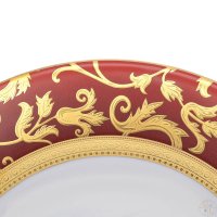   Falkenporzellan Tosca Bordeaux Gold 27(6 )