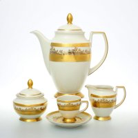    6  Falkenporzellan Cream Gold 17 