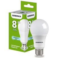   A60 8  6500 E27 230 Generica Ll-a60-08-230-65-e27-g