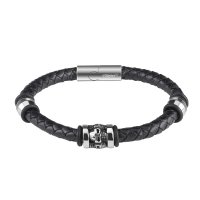  Zippo Three Charms Leather Bracelet,  , , /