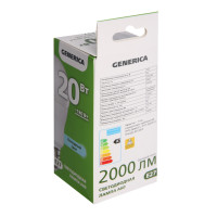   Generica A60, 20 , , 6500 , E27, 230 , Ll-a60-20-230-65-e27-g