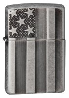  Armor Antique Silver Plate Zippo 28974
