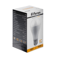   Feron, (30w) 230v E27 2700k A80, Lb-130
