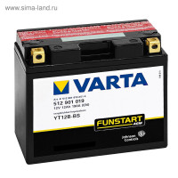   Varta 12  Moto Agm 512 901 019 (yt12b-bs),  
