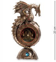 Ws-910 статуэтка-часы в стиле стимпанк дракон