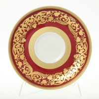   Falkenporzellan Natalia Bordeaux Gold (6 )