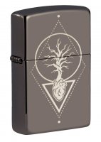  Zippo Heart Of Tree   Black Ice, /, 