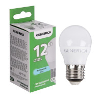  Generica G45, 12 , , 6500 , E27  230 , Ll-g45-12-230-65-e27-g