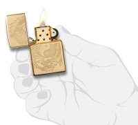 Zippo Classic   High Polish Brass, /, 