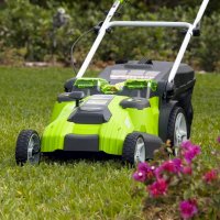  49  Greenworks 40v G40lm49dbk2x Twinforce, 