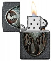  Zippo Metal Dragon Shield Design   Iron Stone, 