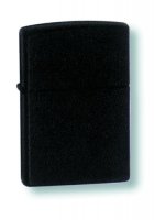 218  Plain Black Matte Zippo