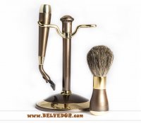 Набор для бритья Weisen Mss 1622 Bronze&gold (совместим с Gillette Mach-3
