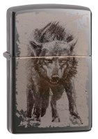  Zippo Wolf Design   Black Ice, /, , 