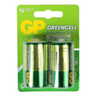   Gp Greencell Extra Heavy Duty, D, R20-2bl, 1.5, , 2 .