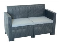  B:rattan Nebraska 2  Sofa2,  