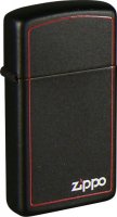 1618zb   Blk W/border Zippo