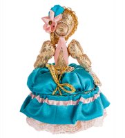 Rk-733 кукла-шкатулка дама с веером