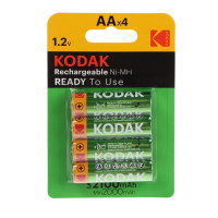  Kodak, Ni-mh, Aa, Hr6-4bl, 2100 , , 4 .