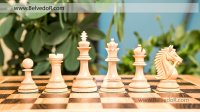 Шахматные фигуры ручной работы честерфильд из клена, 11см