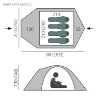 ������� ����� Outdoor Line Canio 4, 4-�������, ������