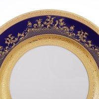   Falkenporzellan Constanza Cobalt Gold 6  27 