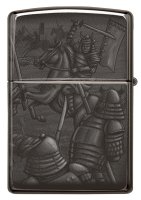  Zippo Knight  Fight   High Polish Black, /,