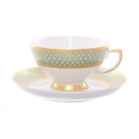    Falkenporzellan Valencia Seladon Gold 220(6 )