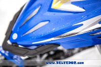 Ym13001  Yamaha Apex Snow Bike Titanium Black/blue