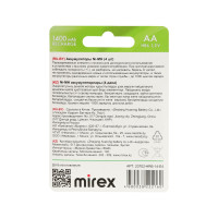  Mirex, Ni-mh, Aa, Hr6-4bl, 1.2, 1400 , , 4 .