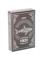   "Shark" Black (poker Size, Jumbo Index)