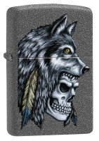  Zippo Wolf Skull   Iron Stone, /, , 