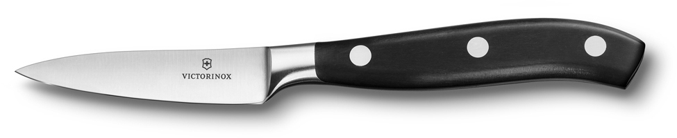 Нож для овощей и фруктов Victorinox Grand Matre, кованый, 8 см, чёрный