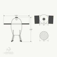   Kamado Big Joe Red