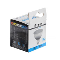   Feron, (9w) 230v G5.3 6400k Mr16, Lb-560