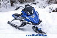 Ym13001  Yamaha Apex Snow Bike Titanium Black/blue